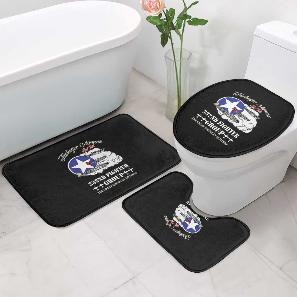 Tuskegee Airmen WWII Heroes Bathroom Set The Great American Aviators Black Art
