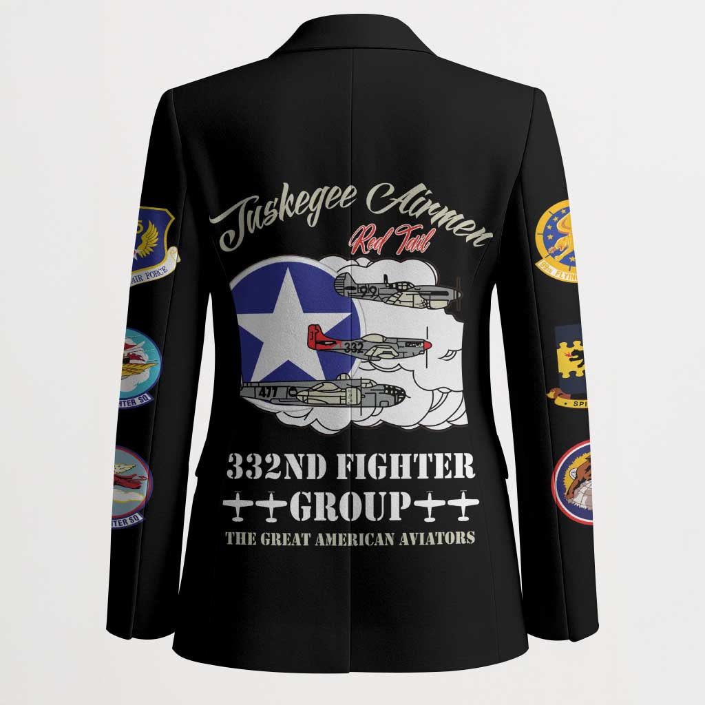 Tuskegee Airmen WWII Heroes Blazer The Great American Aviators Black Art