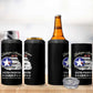 African American Aviators WWII 4 in 1 Can Cooler Tumbler Tuskegee Red Tails Airmen Black - African Pride