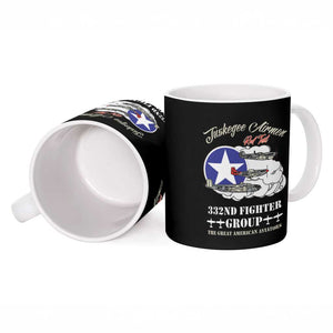 Tuskegee Airmen WWII Heroes Ceramic Mug The Great American Aviators Black Art