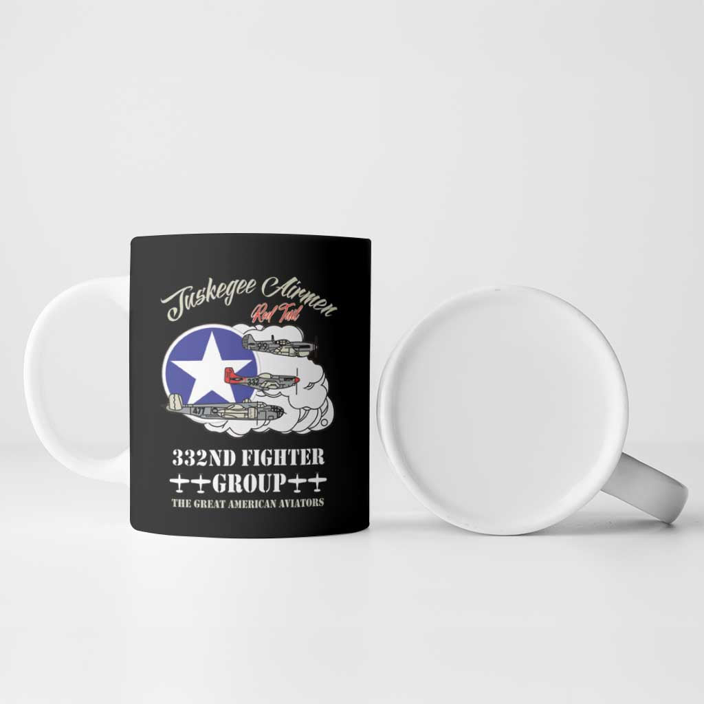 Tuskegee Airmen WWII Heroes Ceramic Mug The Great American Aviators Black Art