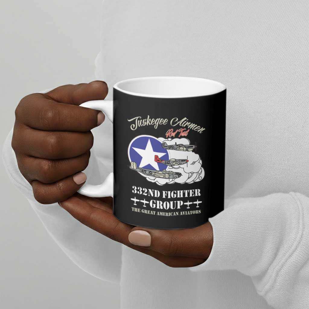 Tuskegee Airmen WWII Heroes Ceramic Mug The Great American Aviators Black Art