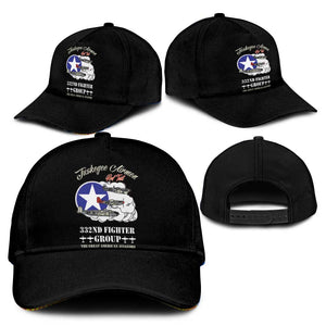 African American Aviators WWII Classic Cap Tuskegee Red Tails Airmen Black - African Pride