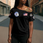 Tuskegee Airmen WWII Heroes Cross Shoulder Shirt The Great American Aviators Black Art