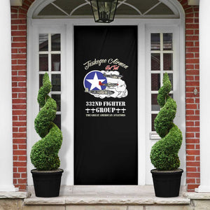 Tuskegee Airmen WWII Heroes Door Cover The Great American Aviators Black Art
