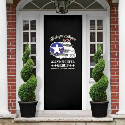 Tuskegee Airmen WWII Heroes Door Cover The Great American Aviators Black Art