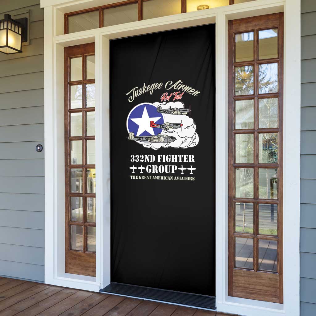 Tuskegee Airmen WWII Heroes Door Cover The Great American Aviators Black Art