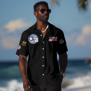 African American Aviators WWII Hawaiian Shirt Tuskegee Red Tails Airmen Black - African Pride