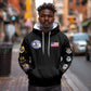 African American Aviators WWII Hoodie Tuskegee Red Tails Airmen Black - African Pride