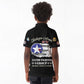 African American Aviators WWII Kid Polo Shirt Tuskegee Red Tails Airmen Black - African Pride