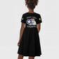African American Aviators WWII Kid Short Sleeve Dress Tuskegee Red Tails Airmen Black - African Pride