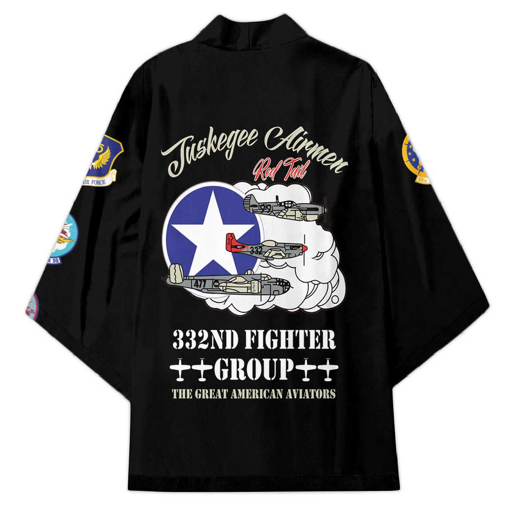 Tuskegee Airmen WWII Heroes Kimono The Great American Aviators Black Art