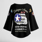 Tuskegee Airmen WWII Heroes Kimono Sleeve Blouse The Great American Aviators Black Art