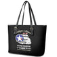African American Aviators WWII Leather Tote Bag Tuskegee Red Tails Airmen Black - African Pride