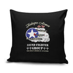 Tuskegee Airmen WWII Heroes Pillow Cover The Great American Aviators Black Art
