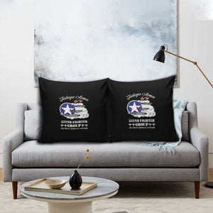 Tuskegee Airmen WWII Heroes Pillow Cover The Great American Aviators Black Art