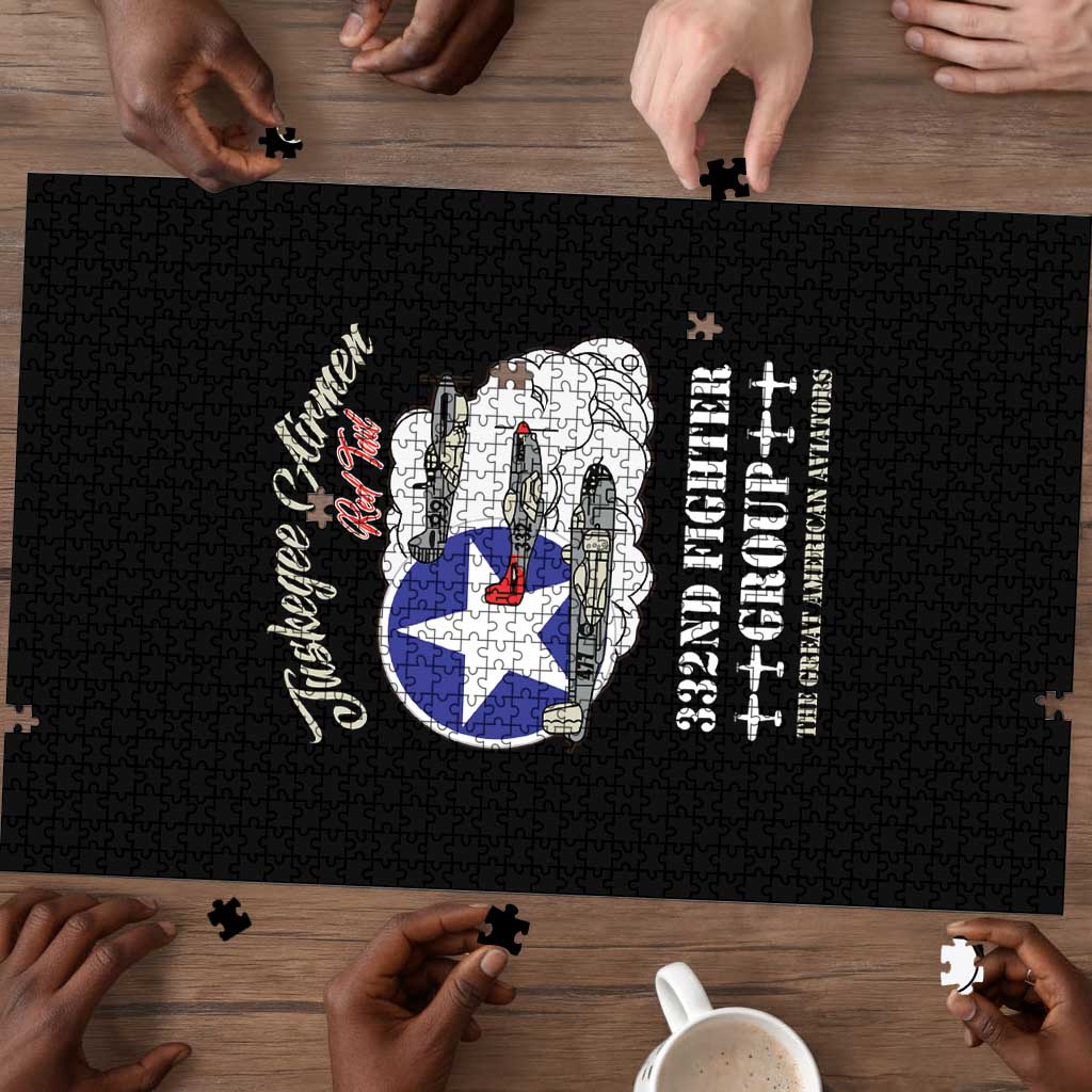 Tuskegee Airmen WWII Heroes Puzzle The Great American Aviators Black Art