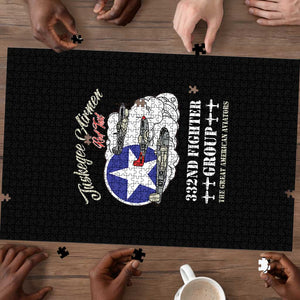 Tuskegee Airmen WWII Heroes Puzzle The Great American Aviators Black Art
