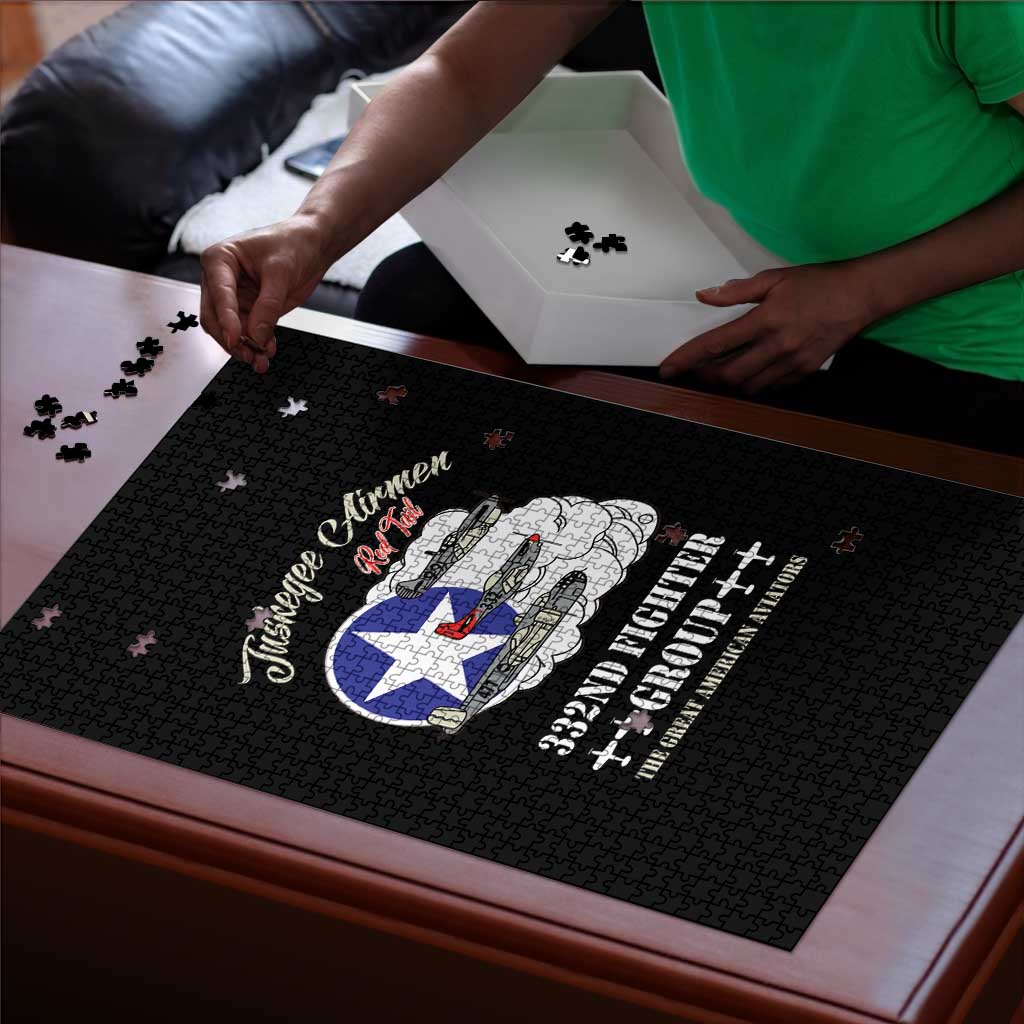 Tuskegee Airmen WWII Heroes Puzzle The Great American Aviators Black Art