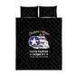 African American Aviators WWII Quilt Bed Set Tuskegee Red Tails Airmen Black - African Pride