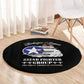 African American Aviators WWII Round Carpet Tuskegee Red Tails Airmen Black - African Pride