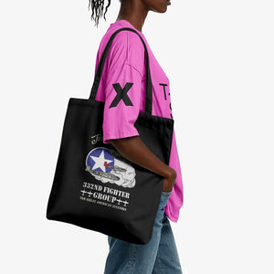 Tuskegee Airmen WWII Heroes Tote Bag The Great American Aviators Black Art