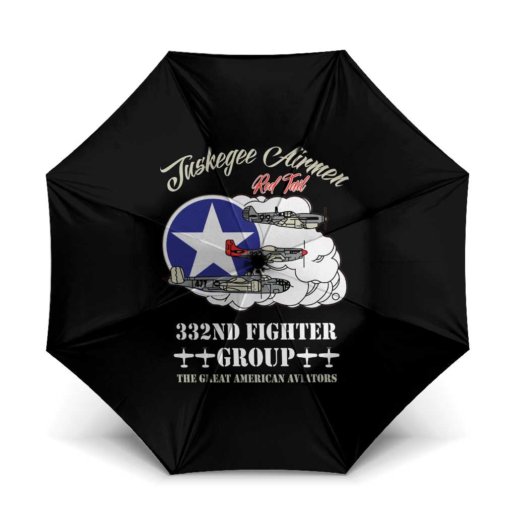 Tuskegee Airmen WWII Heroes Umbrella The Great American Aviators Black Art