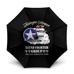 Tuskegee Airmen WWII Heroes Umbrella The Great American Aviators Black Art