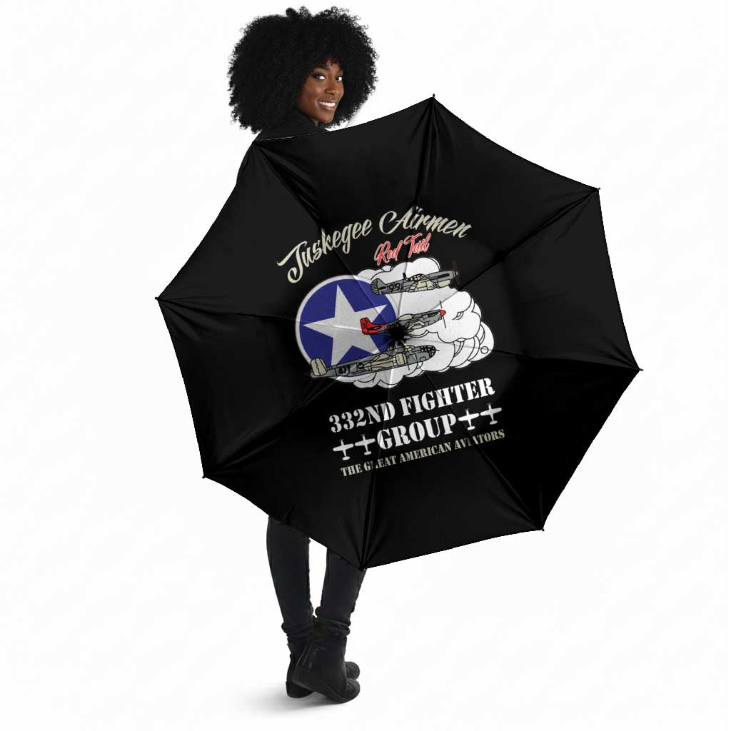 Tuskegee Airmen WWII Heroes Umbrella The Great American Aviators Black Art
