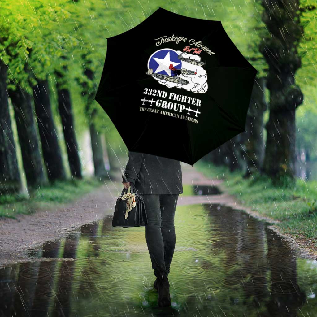 Tuskegee Airmen WWII Heroes Umbrella The Great American Aviators Black Art