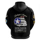 African American Aviators WWII Zip Hoodie Tuskegee Red Tails Airmen Black - African Pride