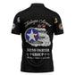 Tuskegee Airmen WWII Heroes Zipper Polo Shirt The Great American Aviators Black Art