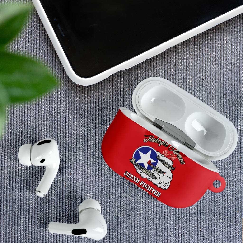 Tuskegee Airmen WWII Heroes AirPods Case The Great American Aviators Red Art