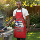 Tuskegee Airmen WWII Heroes Apron The Great American Aviators Red Art