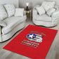 African American Aviators WWII Area Rug Tuskegee Red Tails Airmen Red - African Pride