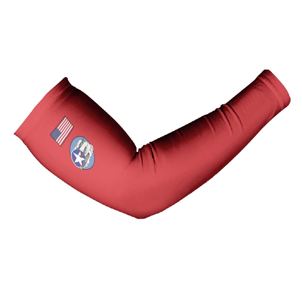 Tuskegee Airmen WWII Heroes Arm Sleeves The Great American Aviators Red Art