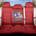 African American Aviators WWII Back Car Seat Cover Tuskegee Red Tails Airmen Red - African Pride