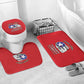 Tuskegee Airmen WWII Heroes Bathroom Set The Great American Aviators Red Art