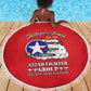 African American Aviators WWII Beach Blanket Tuskegee Red Tails Airmen Red - African Pride