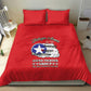 African American Aviators WWII Bedding Set Tuskegee Red Tails Airmen Red - African Pride