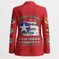 Tuskegee Airmen WWII Heroes Blazer The Great American Aviators Red Art