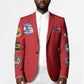 Tuskegee Airmen WWII Heroes Blazer The Great American Aviators Red Art