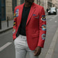 Tuskegee Airmen WWII Heroes Blazer The Great American Aviators Red Art