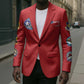Tuskegee Airmen WWII Heroes Blazer The Great American Aviators Red Art
