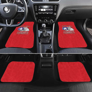 African American Aviators WWII Car Mats Tuskegee Red Tails Airmen Red - African Pride