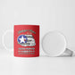 Tuskegee Airmen WWII Heroes Ceramic Mug The Great American Aviators Red Art