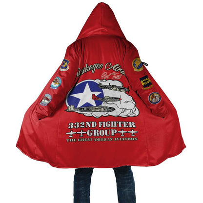 Tuskegee Airmen WWII Heroes Cloak The Great American Aviators Red Art