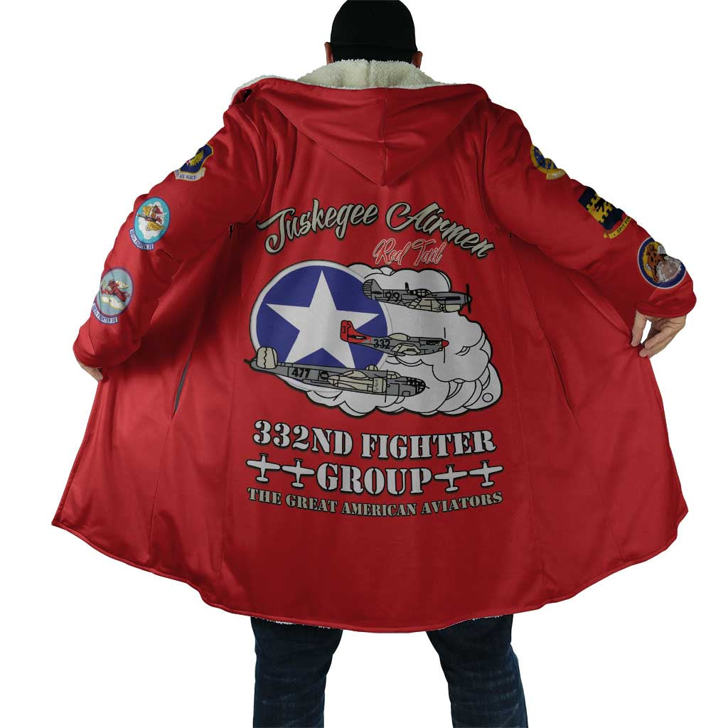 Tuskegee Airmen WWII Heroes Cloak The Great American Aviators Red Art