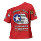 Tuskegee Airmen WWII Heroes Cross Shoulder Shirt The Great American Aviators Red Art