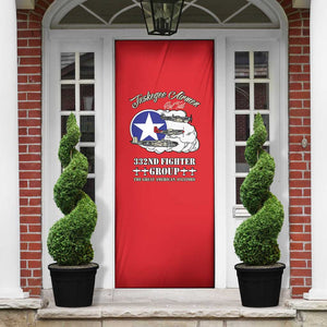 Tuskegee Airmen WWII Heroes Door Cover The Great American Aviators Red Art